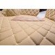 Cheap Beige Luxury Leather Diamond Car Floor Mats UK