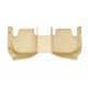 Cheap Beige Luxury Leather Diamond Car Floor Mats UK