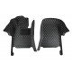 Cheap Black and Beige Stitching Luxury Leather Diamond Car Floor Mats UK Cheap Black and Beige Stitching Luxury Leather Diamond Car Floor Mats UK