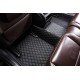 Cheap Black and Black Stitching Luxury Leather Diamond Car Floor Mats UK Cheap Black and Black Stitching Luxury Leather Diamond Car Floor Mats UK