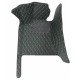 Cheap Black and Green Stitching Luxury Leather Diamond Car Floor Mats UK Cheap Black and Green Stitching Luxury Leather Diamond Car Floor Mats UK