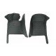 Cheap Black and Green Stitching Luxury Leather Diamond Car Floor Mats UK Cheap Black and Green Stitching Luxury Leather Diamond Car Floor Mats UK