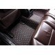 Cheap Black and Red Stitching Luxury Leather Diamond Car Floor Mats UK Cheap Black and Red Stitching Luxury Leather Diamond Car Floor Mats UK