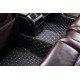 Cheap Black and White Stitching Luxury Leather Diamond Car Floor Mats UK Cheap Black and White Stitching Luxury Leather Diamond Car Floor Mats UK