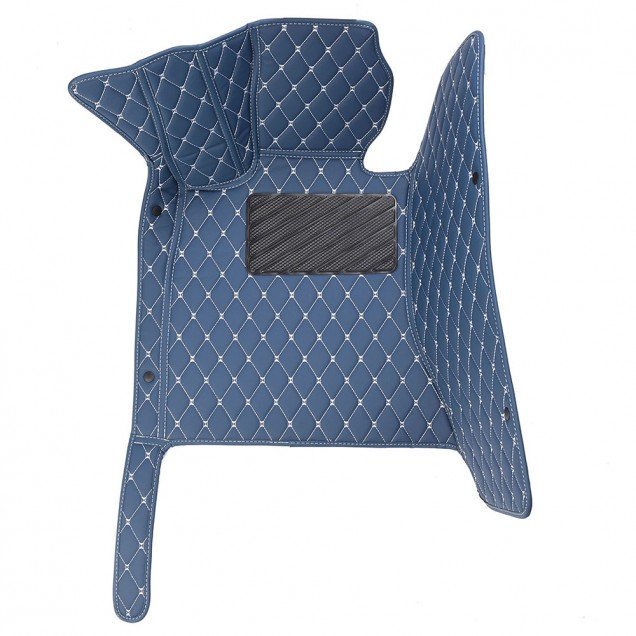 Cheap Blue Luxury Leather Diamond Car Floor Mats UK Cheap Blue Luxury Leather Diamond Car Floor Mats UK