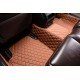 Cheap Brown Luxury Leather Diamond Car Floor Mats UK