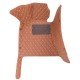 Cheap Brown Luxury Leather Diamond Car Floor Mats UK