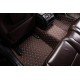 Cheap Dark Brown Luxury Leather Diamond Car Floor Mats UK Cheap Dark Brown Luxury Leather Diamond Car Floor Mats UK