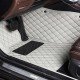 Cheap Grey Luxury Leather Diamond Car Floor Mats UK Cheap Grey Luxury Leather Diamond Car Floor Mats UK