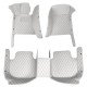 Cheap Grey Luxury Leather Diamond Car Floor Mats UK Cheap Grey Luxury Leather Diamond Car Floor Mats UK