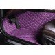 Cheap Purple Luxury Leather Diamond Car Floor Mats UK