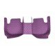 Cheap Purple Luxury Leather Diamond Car Floor Mats UK
