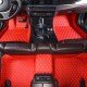 Cheap Red Luxury Leather Diamond Car Floor Mats UK Cheap Red Luxury Leather Diamond Car Floor Mats UK