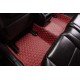 Cheap Wine Red Luxury Leather Diamond Car Floor Mats UK Cheap Wine Red Luxury Leather Diamond Car Floor Mats UK