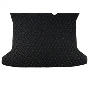 Cheap Black and Blue Stitching Luxury Leather Diamond Trunk Base Mats UK