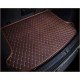 Cheap Dark Brown Luxury Leather Diamond Trunk Base Mats UK Cheap Dark Brown Luxury Leather Diamond Trunk Base Mats UK
