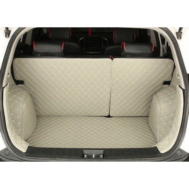 Cheap Grey Full Cover Luxury Leather Diamond Trunk Car Floor Mats UK Cheap Grey Full Cover Luxury Leather Diamond Trunk Car Floor Mats UK
