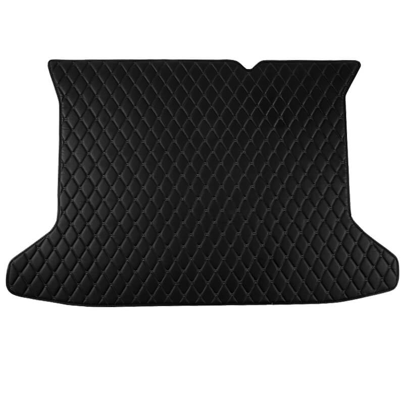 Cheap Black and Black Stitching Luxury Leather Diamond Trunk Base Mats UK