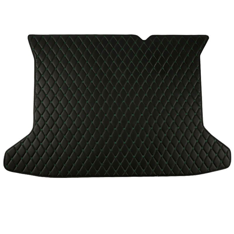 Cheap Black and Green Stitching Luxury Leather Diamond Trunk Base Mats UK
