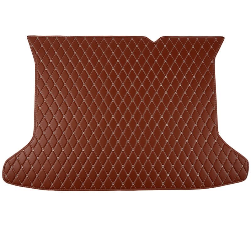 Cheap Brown Luxury Leather Diamond Trunk Base Mat